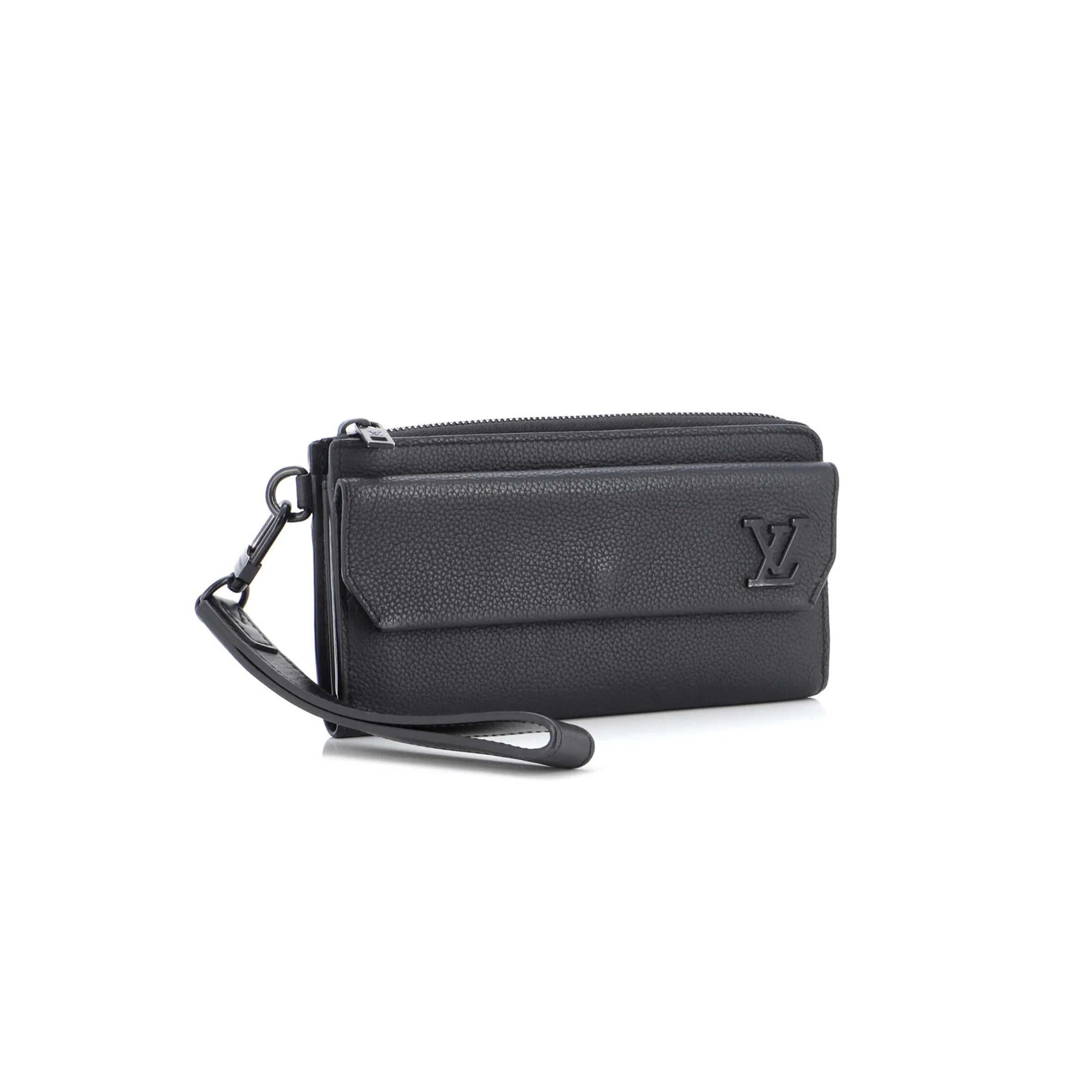 LOUIS VUITTON AEROGRAM LONG WALLET BLACK M69831 (20*11*2.5cm)